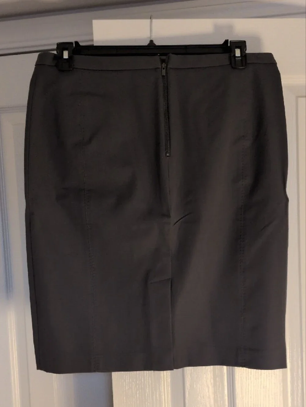 Banana Republic Slate Tailored Pencil Skirt, stretchy cotton/rayon